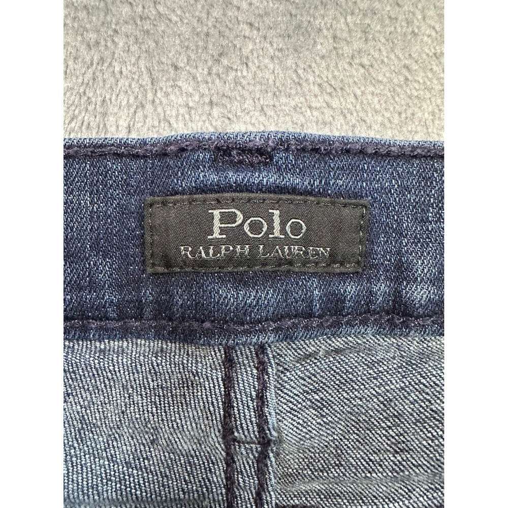Polo Ralph Lauren Sullivan Slim Jeans Mens 31R Dark Wash Blue Denim Pants 31x30 - Picture 6 of 12